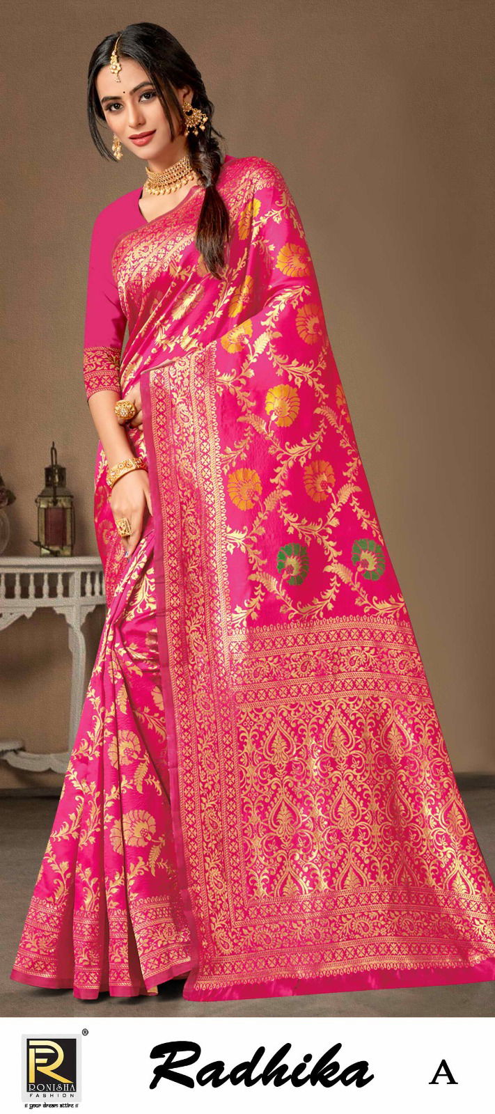 Ronisha Radhika Banarasi Silk Sarees Catalog
